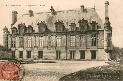 AK / Ansichtskarte Anet_28 Chateau dAnet Vue prise de la Cour 