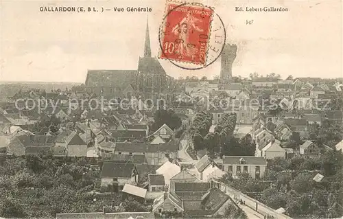 AK / Ansichtskarte Gallardon_28 Vue generale 