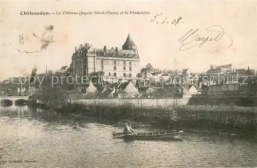 AK / Ansichtskarte Chateaudun_28_Eure et Loir Le Chateau et la Madeleine 