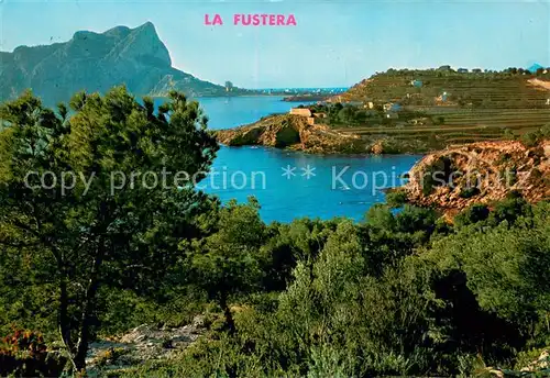 AK / Ansichtskarte Benisa_Alicante_ES Fustera and Rock of Ifach 