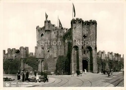 AK / Ansichtskarte Gent_Gand_Flandre Le Chateau des Comtes Gent_Gand_Flandre