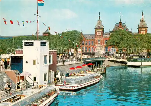 AK / Ansichtskarte Amsterdam__NL Zentralbahnhof 