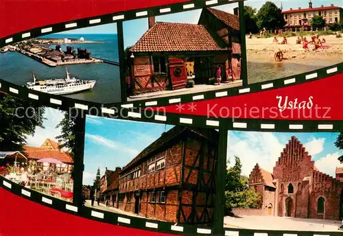 AK / Ansichtskarte Ystad_Sweden Fliegeraufnahme Teilansichten  