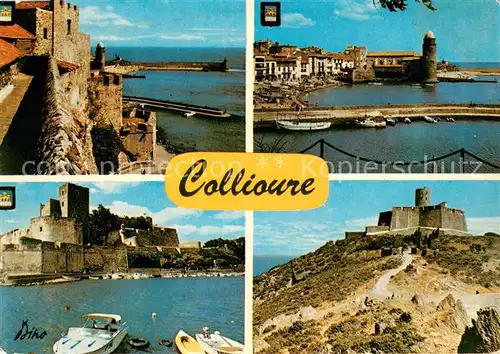AK / Ansichtskarte Collioure_66 Teilansichten m. Festung 