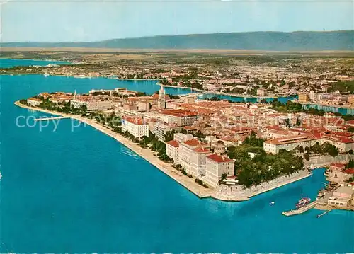 AK / Ansichtskarte Zadar_Zadra_Zara Fliegeraufnahme Panorama Zadar_Zadra_Zara