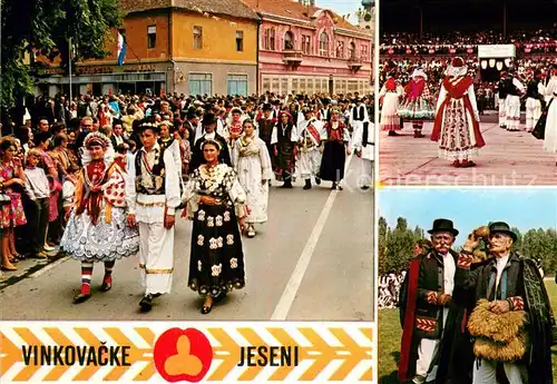 AK / Ansichtskarte Vinkovacke_Jeseni_Vinkovci_Croatia Trachtenfest 