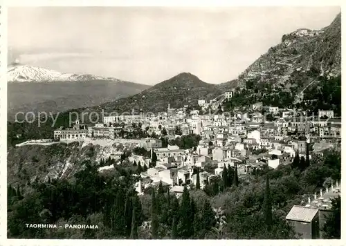 AK / Ansichtskarte Taormina_Sicilia Panorama 