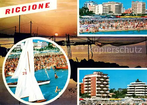 AK / Ansichtskarte Riccione_Rimini_IT Teilansichten 