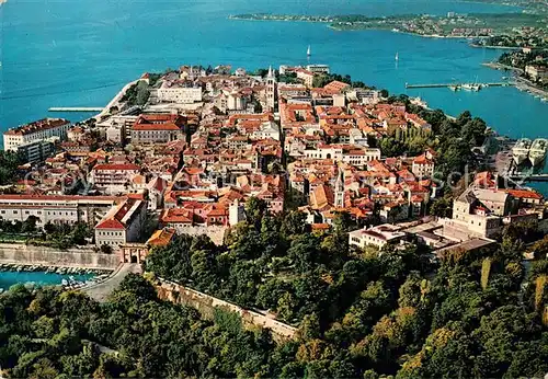 AK / Ansichtskarte Zadar_Zadra_Zara Fliegeraufnahme Zadar_Zadra_Zara