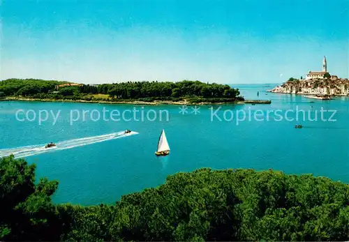 AK / Ansichtskarte Rovinj_Rovigno_Istrien_Croatia Katharineninsel 