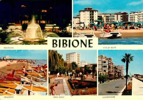 AK / Ansichtskarte Bibione Fontana Vita di Mare Spiaggia Mini Golf Lungomare Bibione
