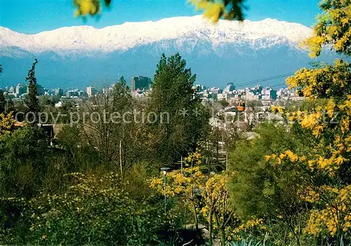 AK / Ansichtskarte Santiago_de_Chile Vista de la ciudad desde el cerro San Cristobal Santiago_de_Chile