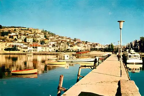 AK / Ansichtskarte Ohrid_Macedonia_North Pristaniste 
