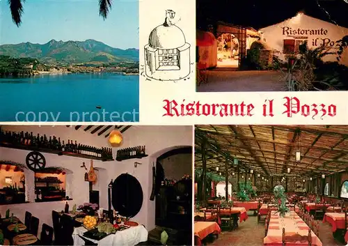 AK / Ansichtskarte Porto_Azzurro_Isola_d_Elba_IT Ristorante Bar Il Pozzo Gastraeume Panorama 