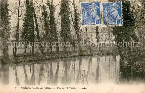 AK / Ansichtskarte Nogent le Rotrou Vue sur l Huisne Nogent le Rotrou