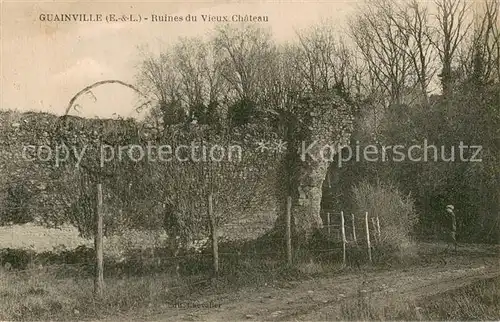 AK / Ansichtskarte Guainville_28 Ruines du Vieux Chateau 