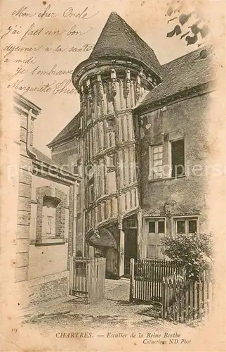 AK / Ansichtskarte Chartres_28 Escalier de la Reine Berthe 
