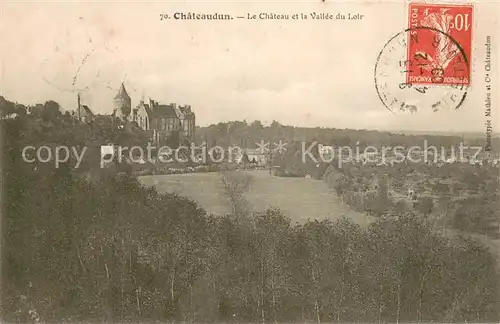 AK / Ansichtskarte Chateaudun_28_Eure et Loir Le Chateau et la Vallee du Loir 