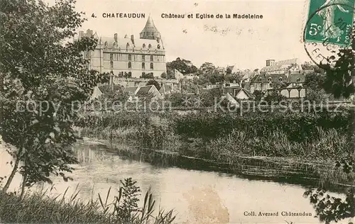 AK / Ansichtskarte Chateaudun_28_Eure et Loir Chateau et Eglise de la Madeleine 