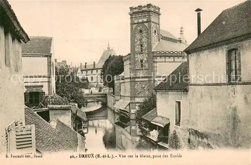 AK / Ansichtskarte Dreux_28 Vue sur le Blaise prise des Ecoles 