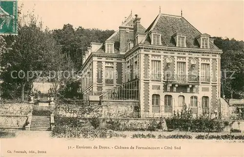 AK / Ansichtskarte Dreux_28 Chateau de Fermaincourt Cote Sud 