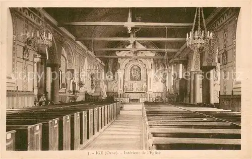 AK / Ansichtskarte Ige_61_Orne Interieur de l Eglise 