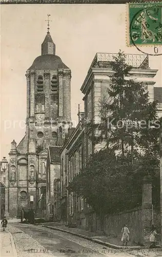 AK / Ansichtskarte Belleme_61 La Rue dAlencon et l Eglise 