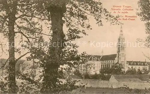 AK / Ansichtskarte Grande_Trappe_Abbaye_de_la_Soligny la Trappe_61 Le Monastere vu du Sud Ouest 