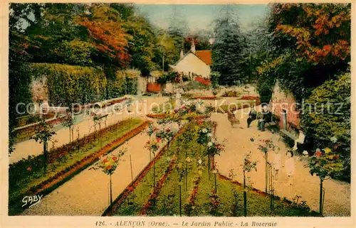 AK / Ansichtskarte Alencon_61 Le Jardin Public La Roseraie 