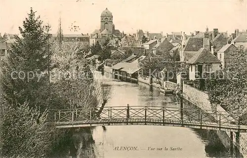 AK / Ansichtskarte Alencon_61 Vue sur la Sarthe 