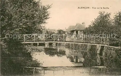 AK / Ansichtskarte Alencon_61 Vue sur la Sarthe 