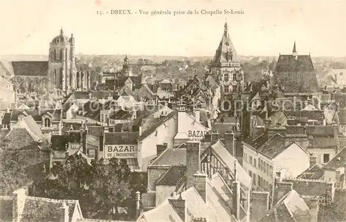 AK / Ansichtskarte Dreux_28 Vue generale prise de la Chapelle St Louis 