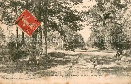 AK / Ansichtskarte Chateauneuf en Thymerais_28 A la foret Allee Royale 