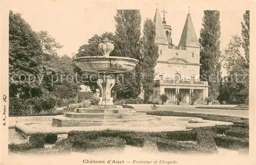 AK / Ansichtskarte Anet_28 Chateau de Diane de Poitiers XVIe siecle Fontaine et Chapelle 