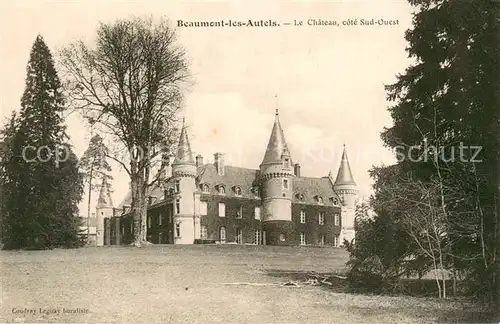 AK / Ansichtskarte Beaumont les Autels Chateau cote Sud Ouest Beaumont les Autels
