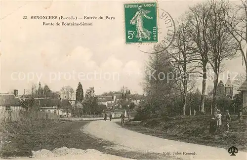 AK / Ansichtskarte Senonches_28 Route de Fontaine Simon 
