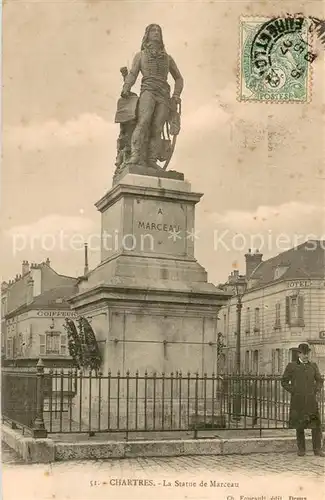 AK / Ansichtskarte Chartres_28 La Statue de Marceau Monument 