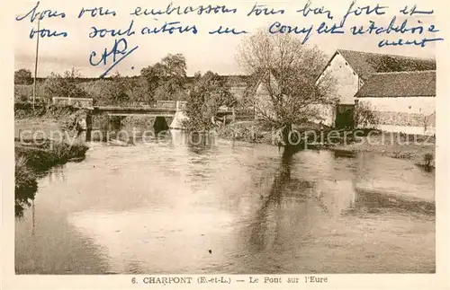 AK / Ansichtskarte Charpont_28 Le pont sur l Eure 