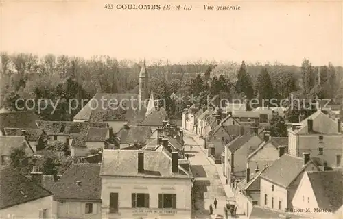 AK / Ansichtskarte Coulombs_28_Eure et Loir Vue generale 