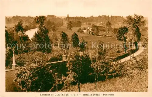 AK / Ansichtskarte Cloyes sur le Loir Moulin Neuf Panorama Cloyes sur le Loir