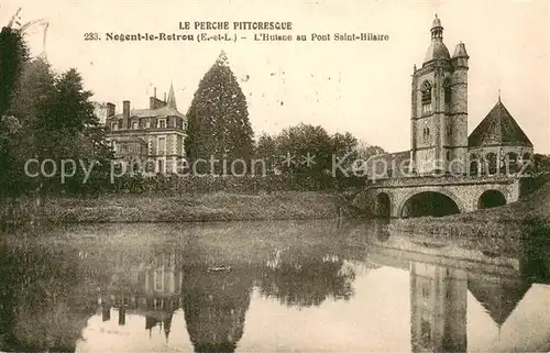 AK / Ansichtskarte Nogent le Rotrou L Huisne au Pont Saint Hilaire Nogent le Rotrou