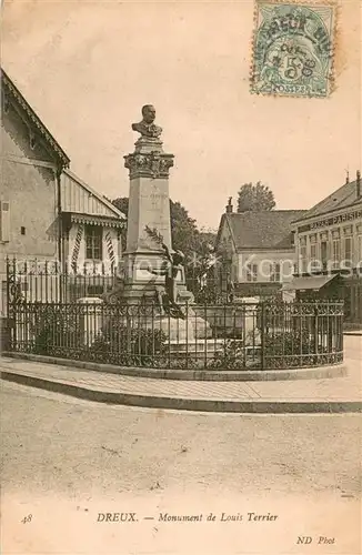 AK / Ansichtskarte Dreux_28 Monument de Louis Terrier 