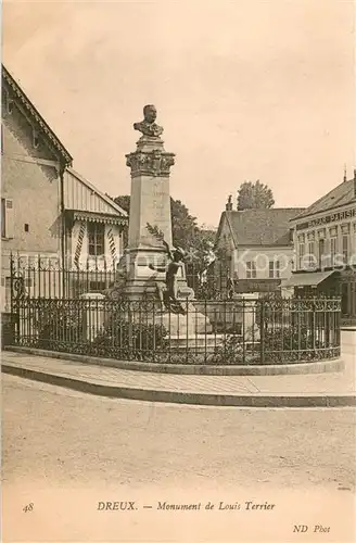 AK / Ansichtskarte Dreux_28 Monument de Louis Terrier 