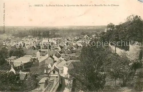 AK / Ansichtskarte Dreux_28 La Petite Falaise Quartier des Marches Muraille Est du Chateau 