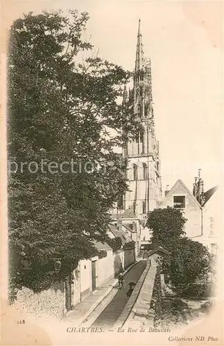 AK / Ansichtskarte Chartres_28 Rue de Beauvais Eglise 