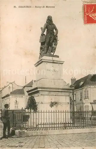 AK / Ansichtskarte Chartres_28 Statue de Marceau Monument 