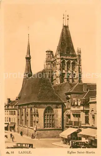 AK / Ansichtskarte Laigle_Rouen_76 Eglise Saint Martin 
