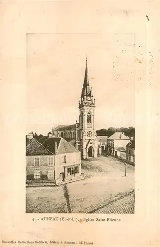 AK / Ansichtskarte Auneau Eglise Saint Etienne Auneau