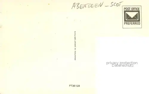 AK / Ansichtskarte Aberdeen__Scotland_UK Karte Aberdeen and Royal Deeside 