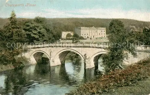 AK / Ansichtskarte Derby__UK_Derbyshire Chatsworth House 
